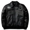 Shop Pelle Pelle x All Star New York Leather Black Jacket
