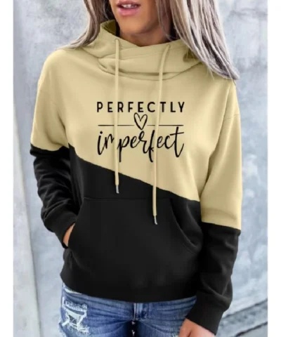 Perfectly Imperfect Two-Tone Hoodie