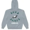 Philadelphia Eagles Born x Raised Grey Pullover Hoodie