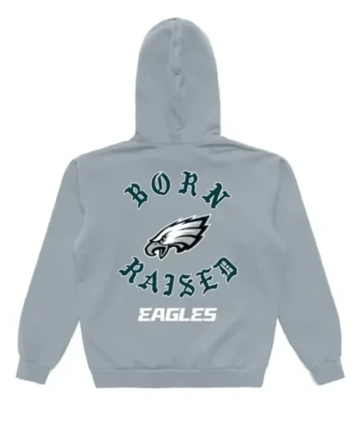 Philadelphia Eagles Born x Raised Grey Pullover Hoodie