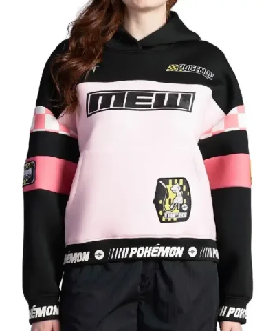 Pokemon x Jimmy Paul Mew Pullovr Hoodie Front View