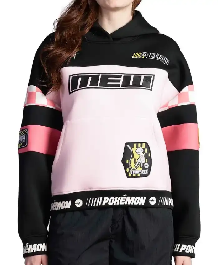 Pokemon x Jimmy Paul Mew Pullovr Hoodie Front View