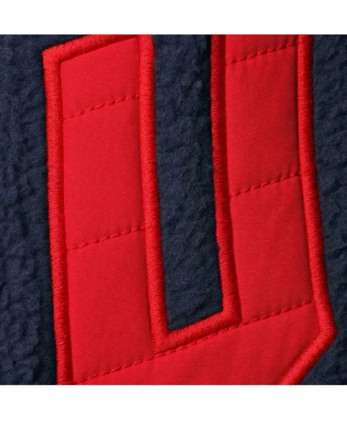 Polar Quarter-Zip Navy Team USA Blue Vintage Jacket