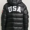 Polo Ralph Lauren Team USA Hawthorne Puffer Black Jacket - Back