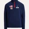 Polo Ralph Lauren Team USA Quarter Zip Navy Pullover Jacket