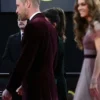 Prince William BAFTAs Style Maroon Blazer