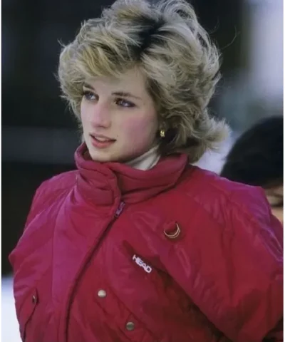 Princess Diana Red Ski Jacket