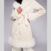 Princess Polly Fur Trench Coat