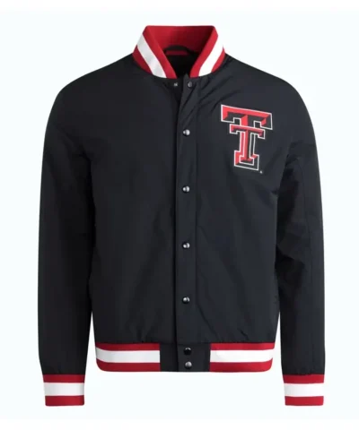 Raiders Texas Tech Red Black Coaches Dugout Jacket