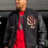 San Francisco 49ers Kendrick Bourne Varsity Jacket