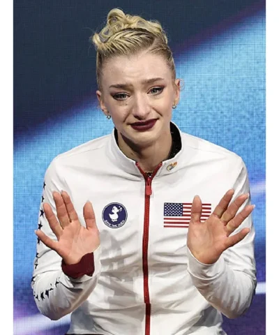 Save The Duck Amber Glenn Team USA White Jacket