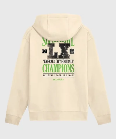 Seattle Seahawks Nike Super Bowl LX Champions Long Ball Club Fleece Hoodie