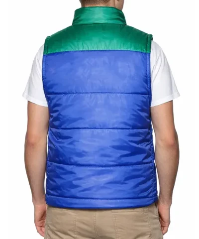 Seattle Seahawks Blue and Green Full-Zip Puffer Vest