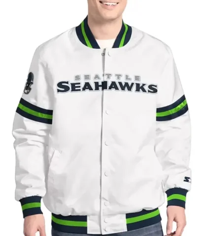 Seattle Seahawks Scout Varsity Satin Jacket