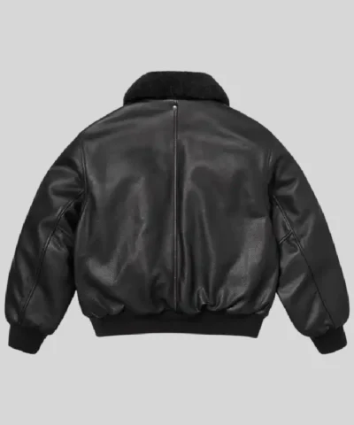 Shearling Collar Schott Spring Bomber Jacket