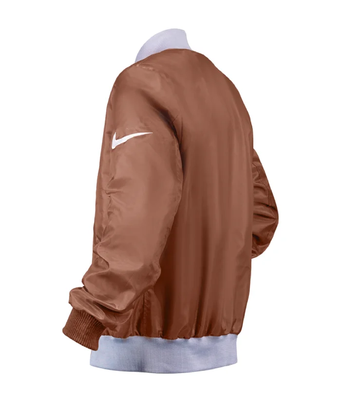 Shop Now Mens Nike Super Bowl LX Legacy Brown Bomber Jacket For Sale