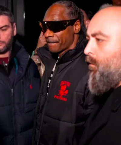 Shop Snoop Dogg Fashion Week Puffer Jacket For Sale