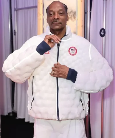 Snoop Dogg 2026 Milano Cortina Olympics White Jacket