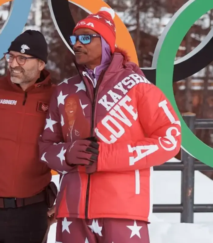 Snoop Dogg Kaysha Love Milano Cortina 2026 Olympics Jackt (1)
