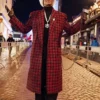 Snoop Dogg Milano Cortina 2026 Winter Olympics Plaid Coat