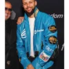 Stephen Curry NBA All Star Jeff Hamilton Blue Jacket