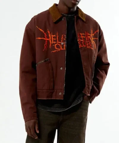 Stranger Things Hellfire Lives Garage Jcket