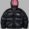 Stussy Black Outside & Pink Inside Puffer Jacket