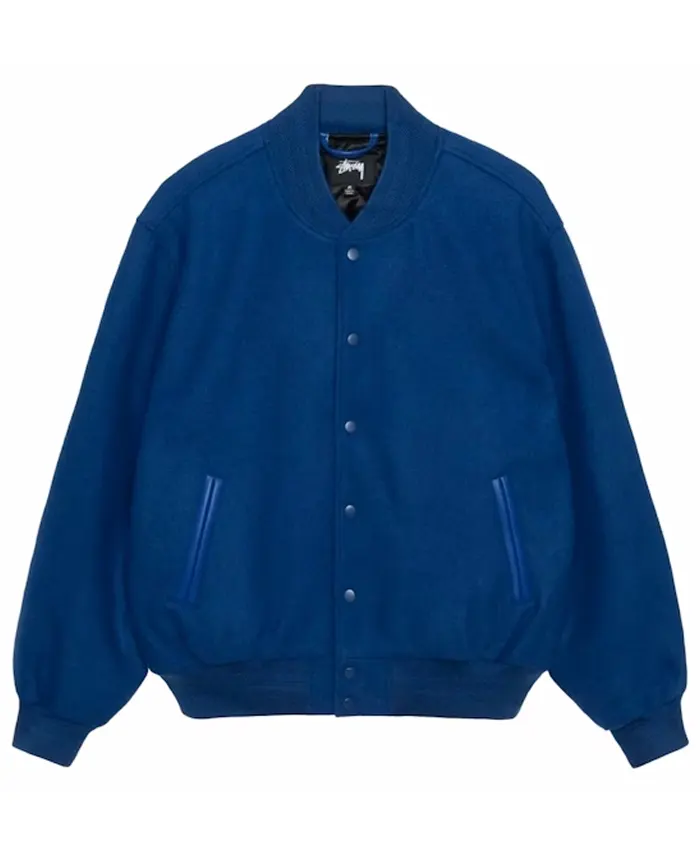 Stussy Sport Melton Varsity Jacket - Las Vegas Jacket