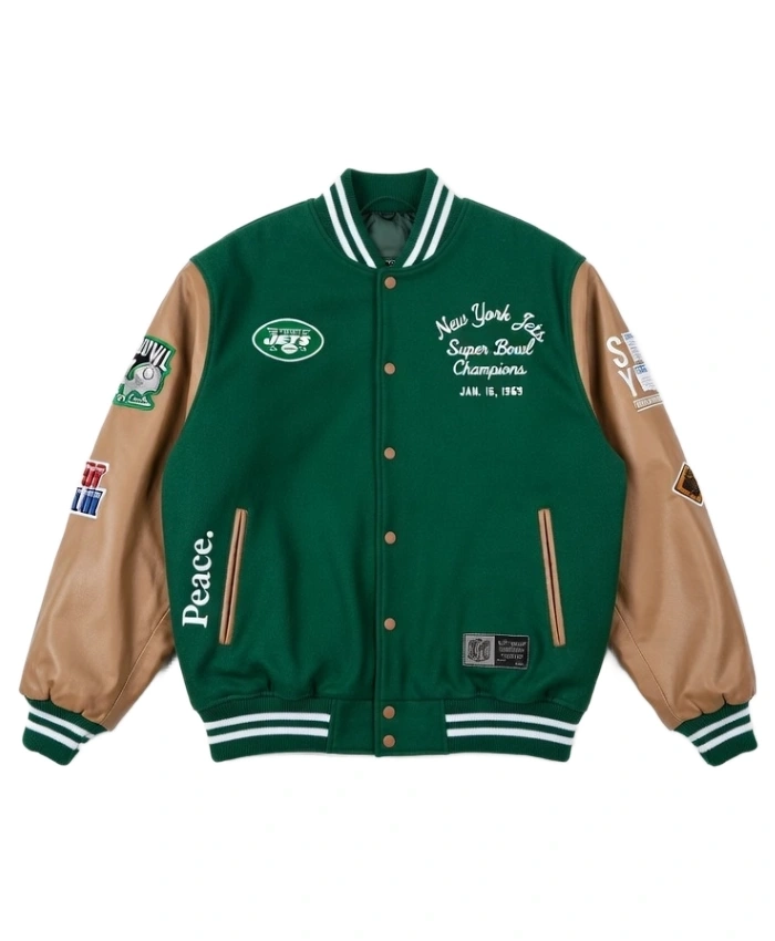 Super Bowl 1969 New York Jets vs Baltimore Colts Varsity Jacket