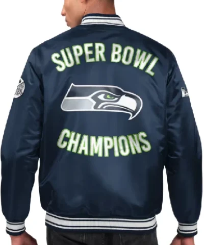 Super Bowl Champions Seattle Seahawks Two-Time Varsity Jacket