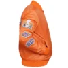 Super Bowl Denver Broncos Orange Satin Jacket