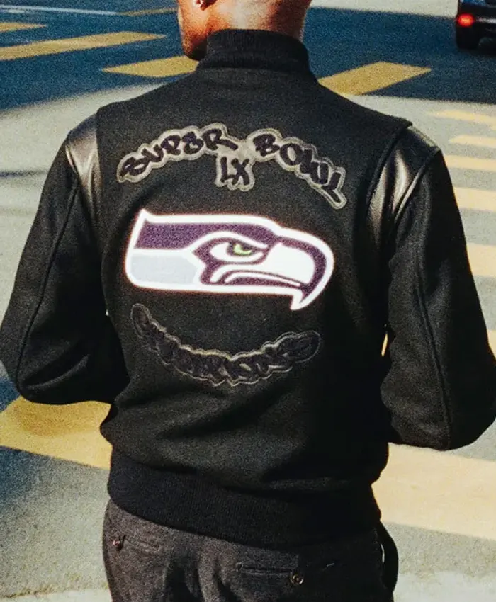NFL Super Bowl LX’ 2026 Champions Seattle Seahawks Limited-Edition Black Varsity Jacket