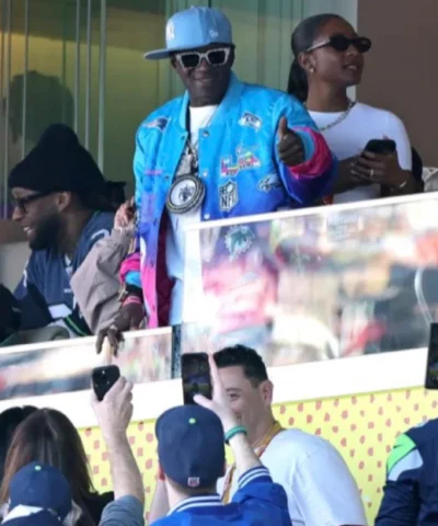 Super Bowl LX Flavor Flav Blue Jacket