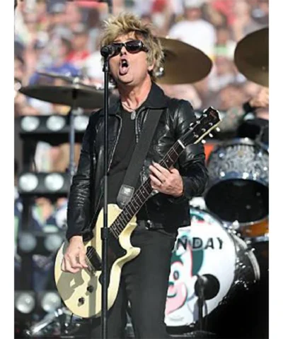 Super Bowl LX Green Day Leather Jacket