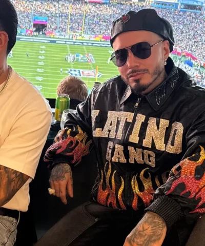 Super Bowl LX J Balvin Leather Jacket