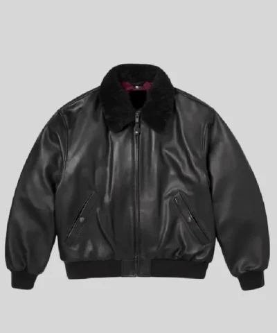 Supreme Schott Shearling Collar Bomber Jacket
