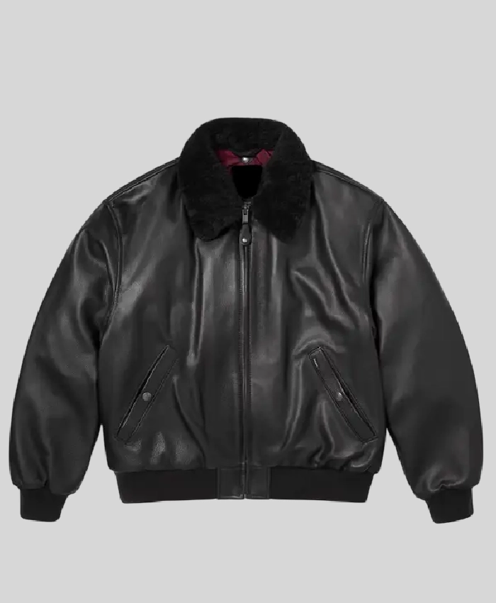 Supreme Schott Shearling Collar Bomber Jacket