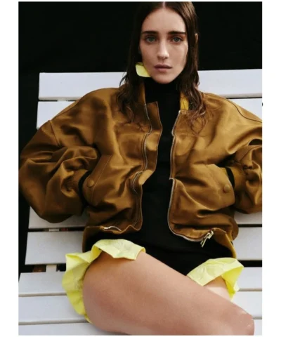 Talia Ryder Oversized Brown Jacket