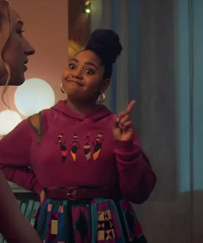 Tall Girl 2 Fareeda Marks Purple Hoodie