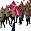 Milano Cortina Winter Olympics Team Denmark Opening Ceremony Puffer Hooded Jacket