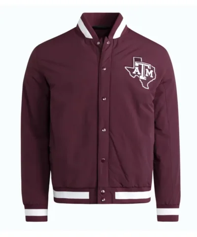 Purple Texas A&M Aggies Coaches Dugout Jacket