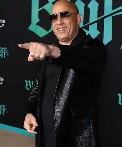 The Bluff 2026 Vin Diesel Leather Coat