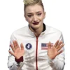 The Duck Amber Glenn Team USA White Jacket