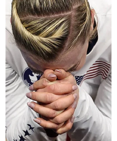 The Duck Amber Glenn Team USA White Jacket