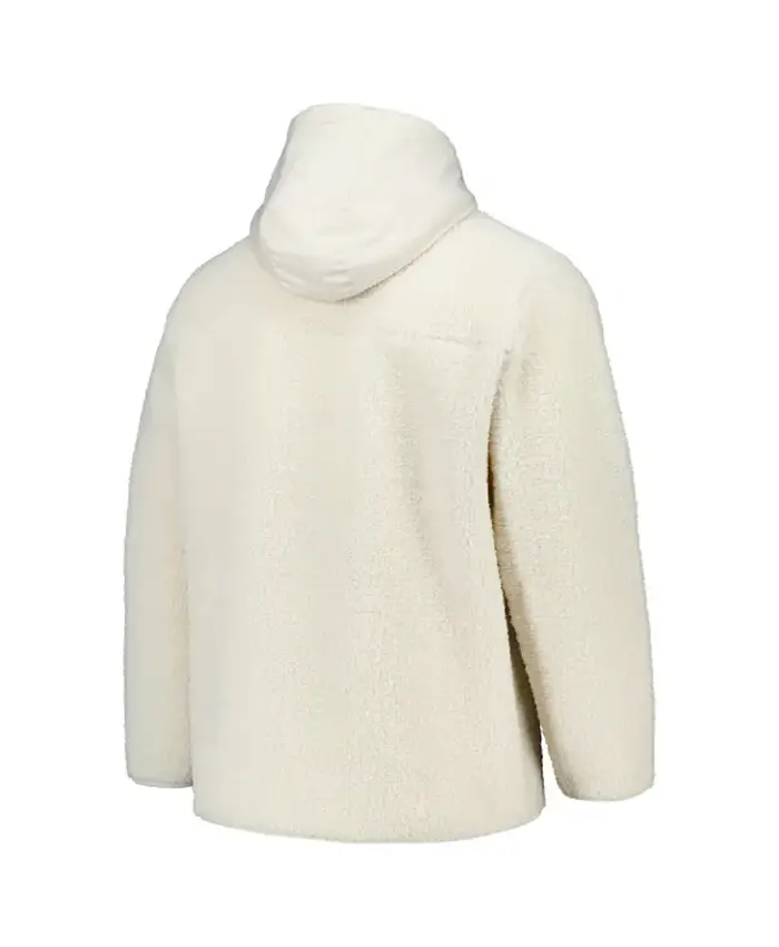 The Olympic Collection Elements Micro Fleece Quarter Zip Hoodie - Back