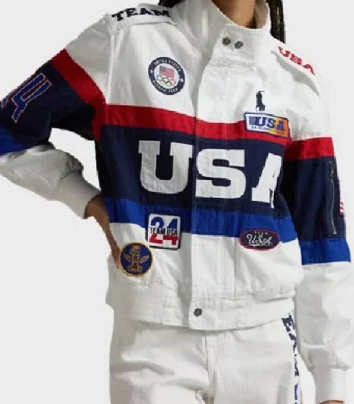 The Today Show Suni Lee White Team USA Jcket