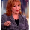 The View Joy Behar Gray Plaid Blazer