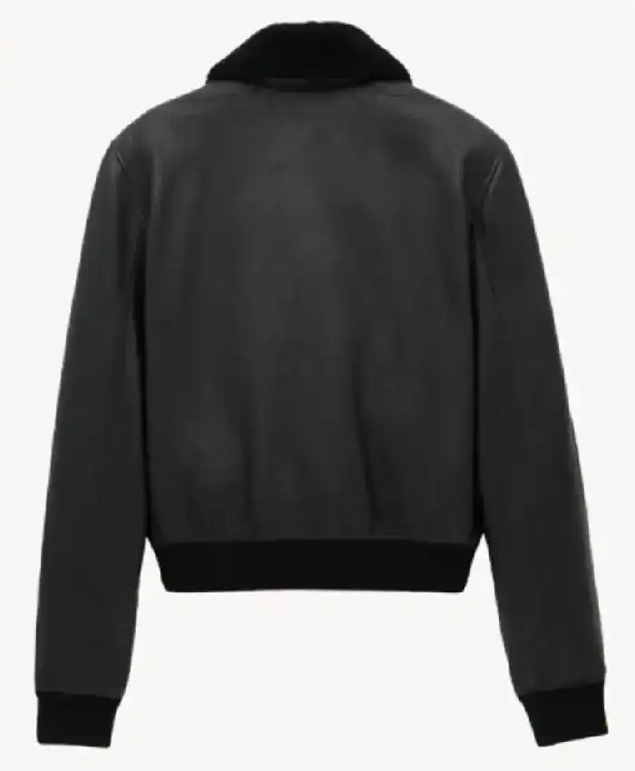 The Voice Season 29 John Legend Shearling Collar Leather Jacket