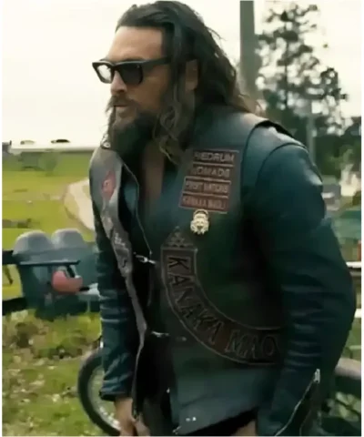 The Wrecking Crew Jason Momoa Leather Vest