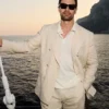 Fuze Theo James White Blazer